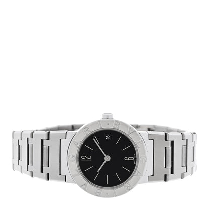 Bulgari Stainless Steel 26mm Quartz Watch Black 2 of 4