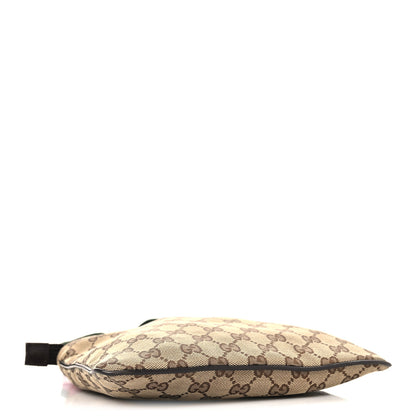 Gucci Monogram Web Small Flat Messenger Bag Brown 4 of 11