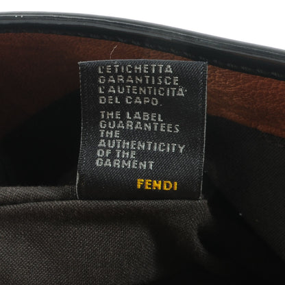 Fendi Nappa Patent B Bag Osso Black 8 of 9