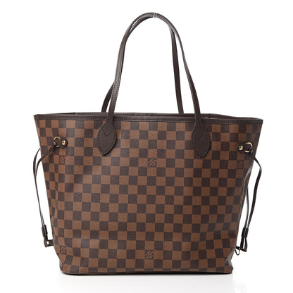 Louis Vuitton Damier Ebene Neo Neverfull MM Rose Ballerine 2 of 12