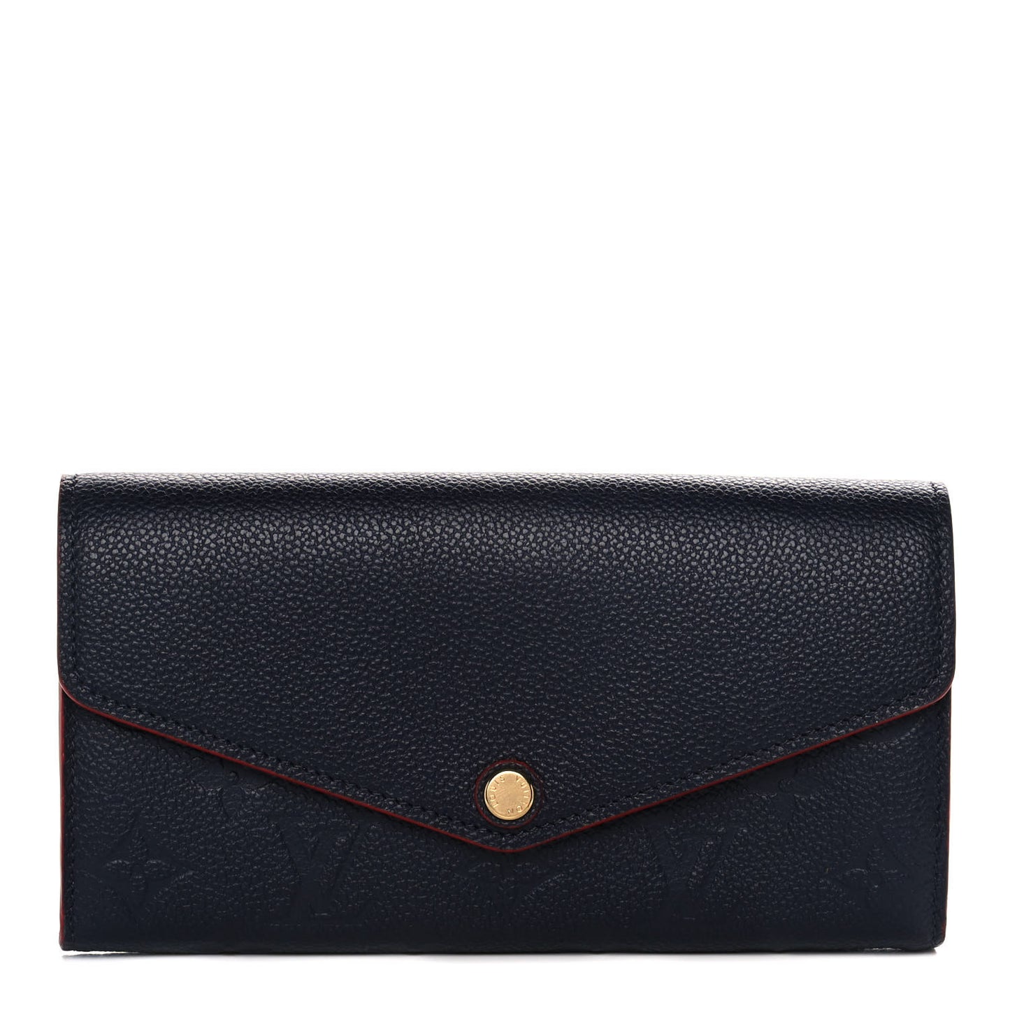Empreinte Sarah Wallet NM Marine Rouge