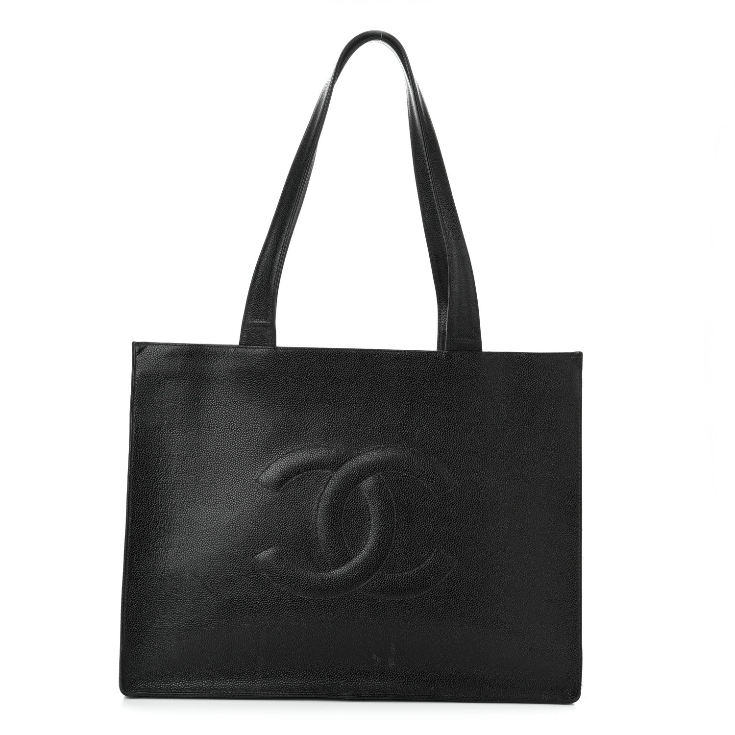 Chanel Caviar CC Tote Black 1 of 11