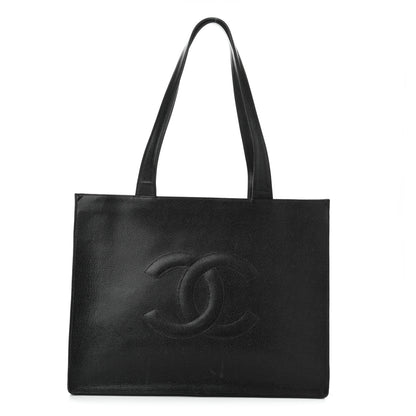 Chanel Caviar CC Tote Black 1 of 11