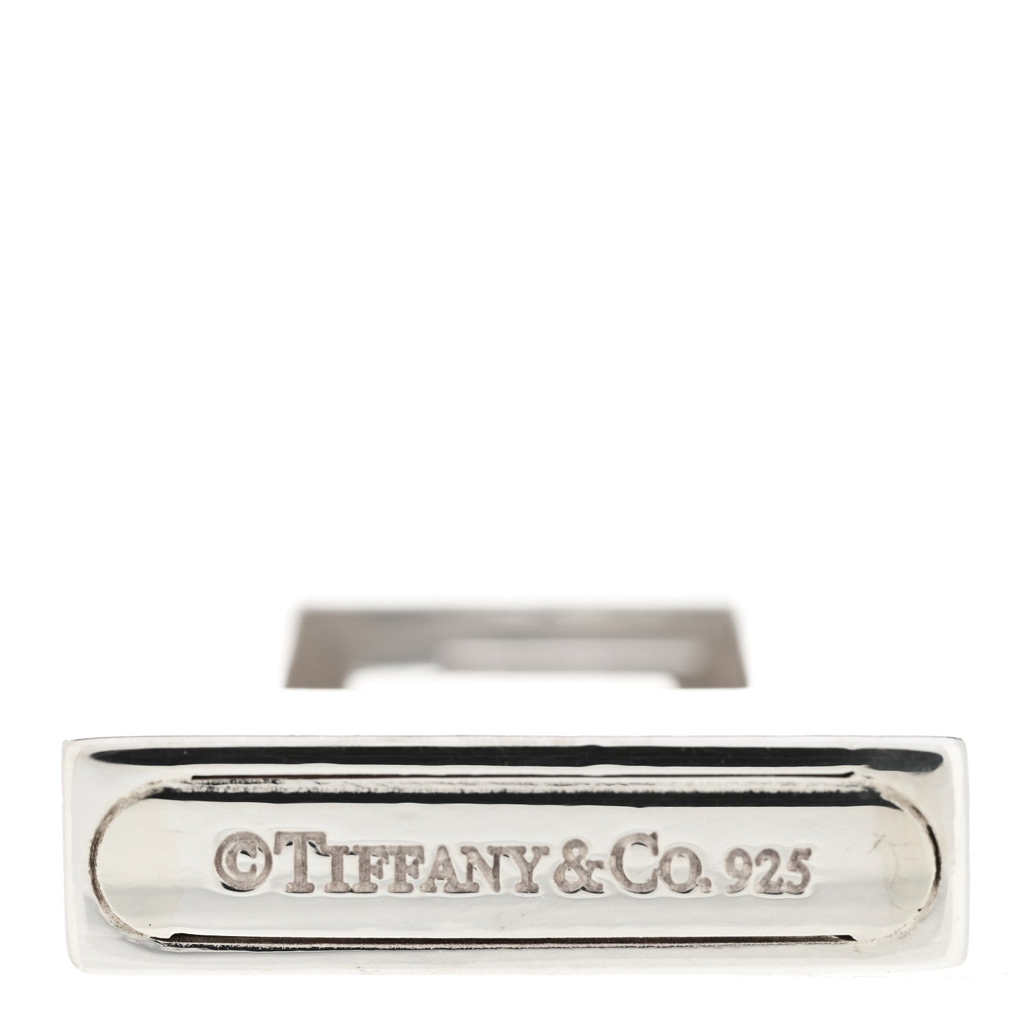 Tiffany Sterling Silver Letter E Lock Charm Pendant 3 of 5