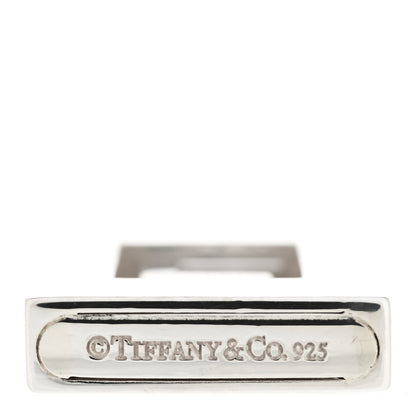 Tiffany Sterling Silver Letter E Lock Charm Pendant 3 of 5