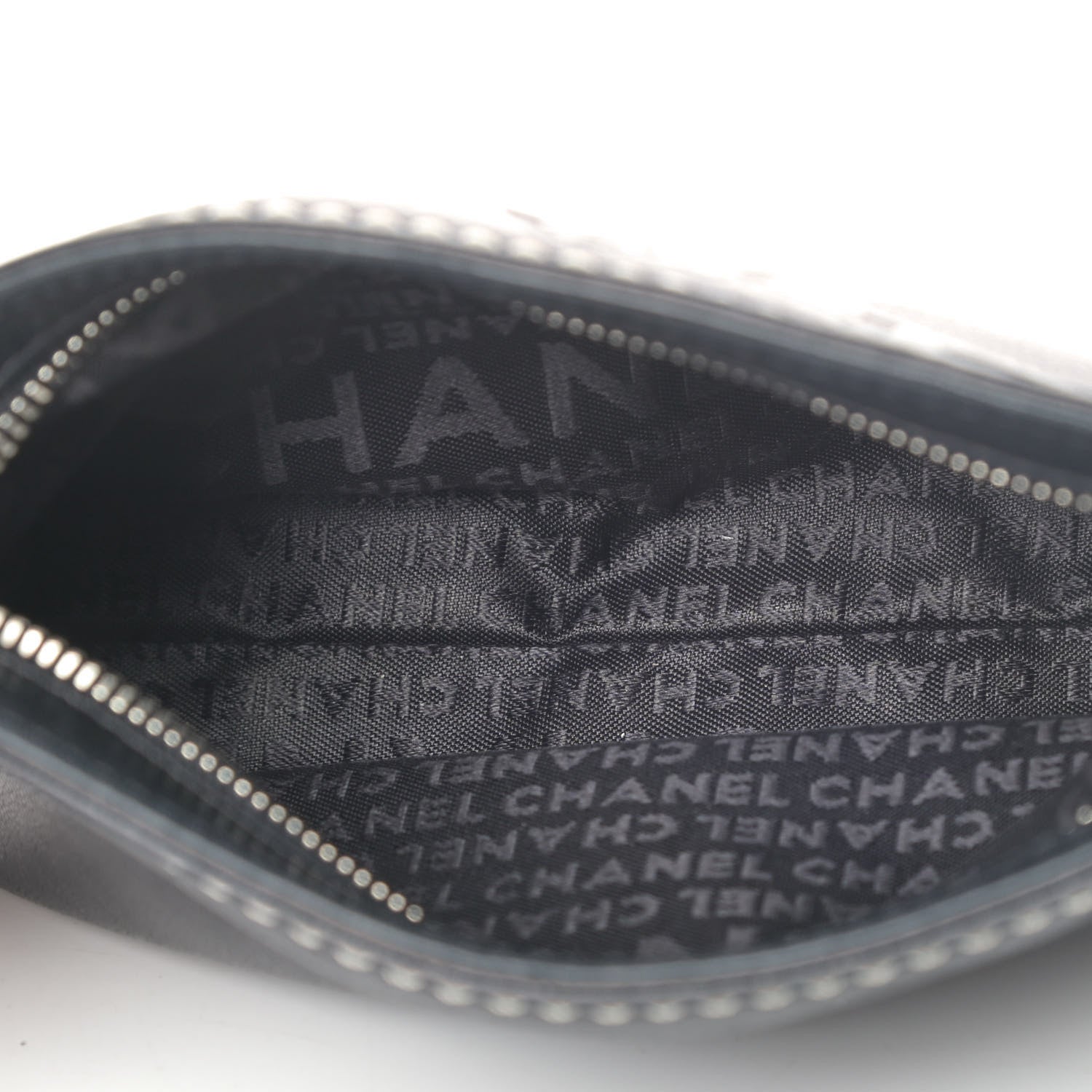 Chanel Lambskin Lax Pochette Black 4 of 7