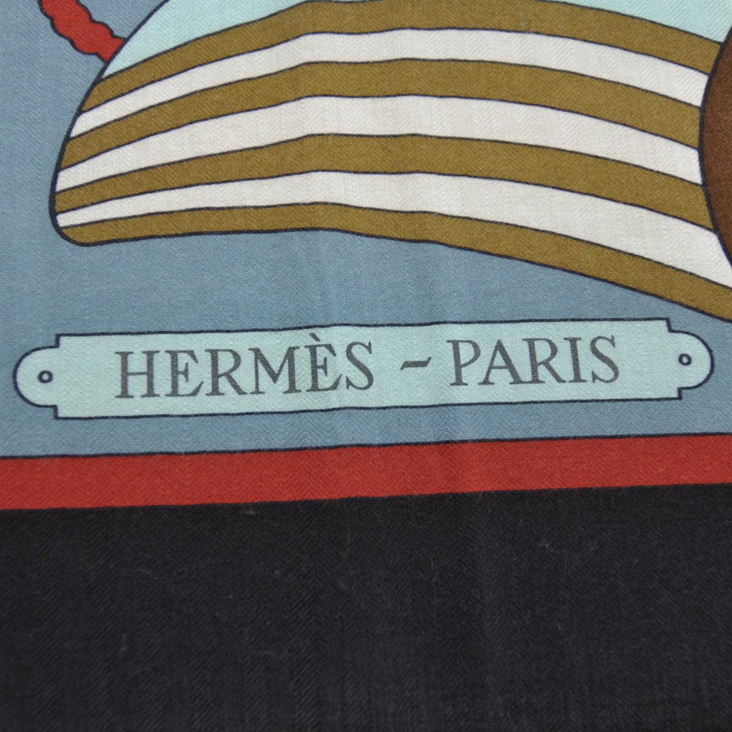 Hermes Cashmere Silk Thalassa Shawl 140 5 of 7