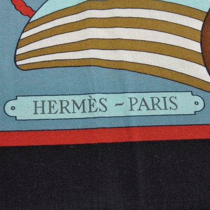 Hermes Cashmere Silk Thalassa Shawl 140 5 of 7