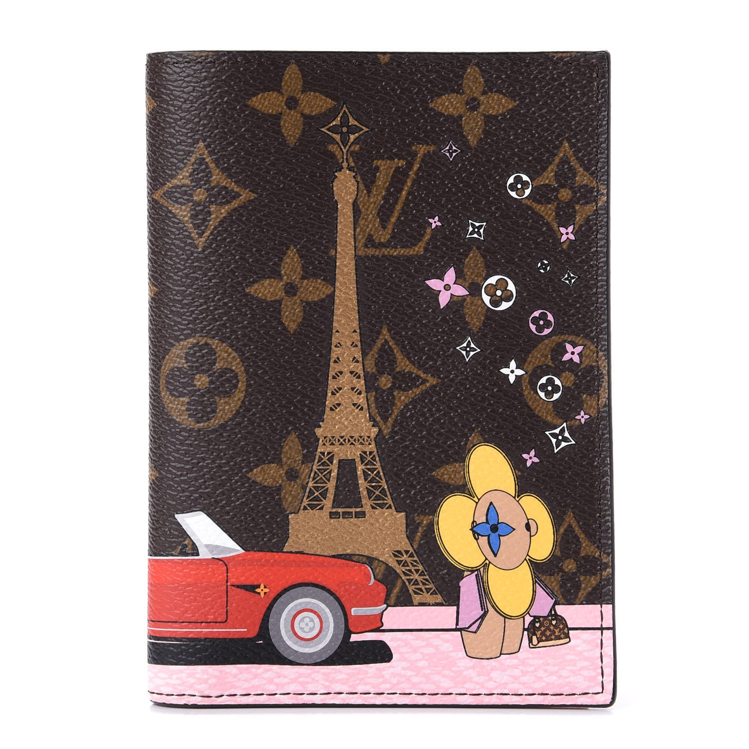 Louis Vuitton Monogram 2019 Christmas Animation Passport Cover Rouge 1 of 9