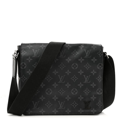 Louis Vuitton Monogram Eclipse District PM Black 1 of 14