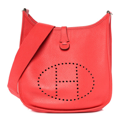 Hermes Taurillon Clemence Evelyne III PM Bougainvillea 1 of 8