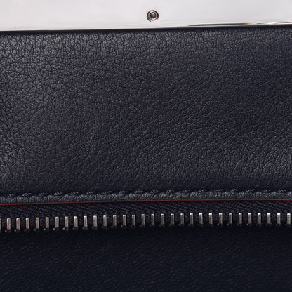 Fendi Vitello Dolce Century Petite 3Jours Tote Blue Notte 9 of 12