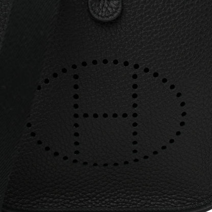 Hermes Taurillon Clemence Evelyne TPM Black 8 of 11