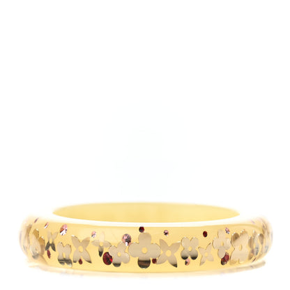 Louis Vuitton Resin Swarovski Inclusion Bracelet PM Jaune 1 of 3