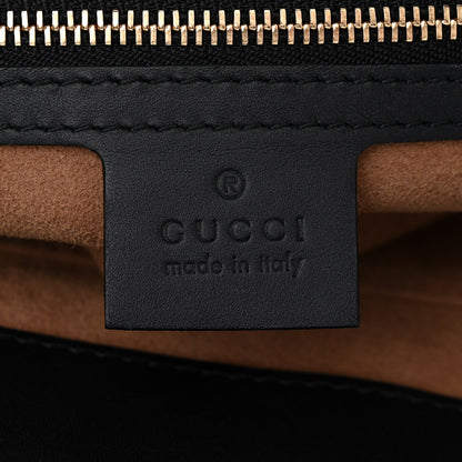 Gucci GG Supreme Monogram Medium Padlock Tote Black 6 of 11