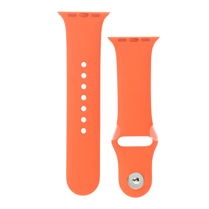 Hermes Silicone Apple Sports Watch Single Tour Band Orange 1 of 5