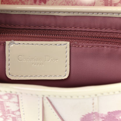 Christian Dior Monogram Floral Saddle Bag Pink 6 of 18