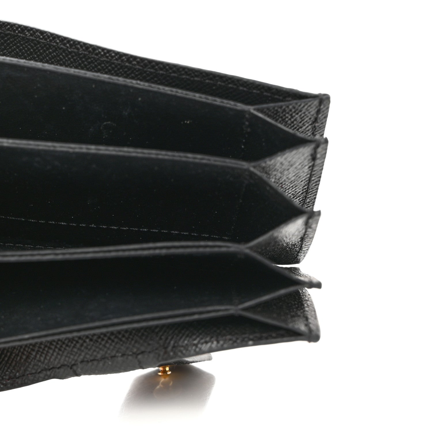 Louis Vuitton Monogram Gusset Card Holder Black 5 of 6
