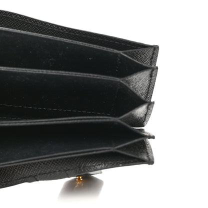 Louis Vuitton Monogram Gusset Card Holder Black 5 of 6