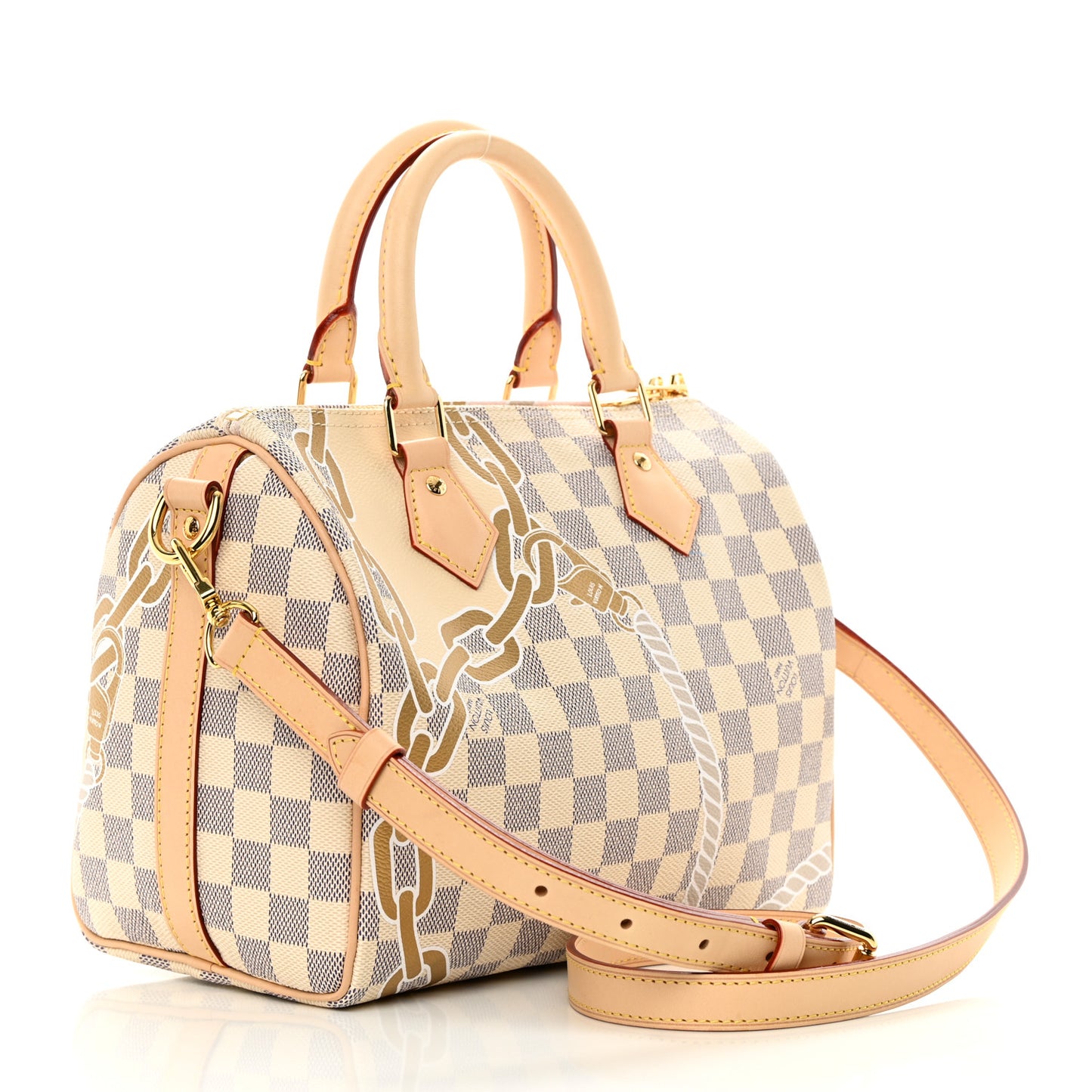 Damier Azur Nautical Speedy Bandouliere 25