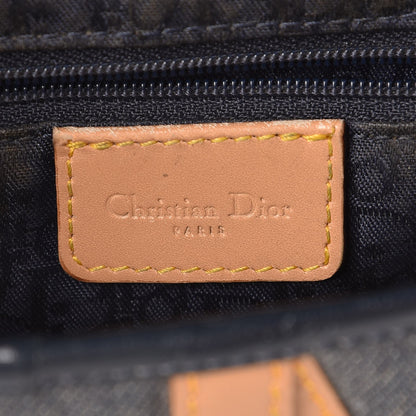 Christian Dior Denim Calfskin Saddle Bag Blue 6 of 9