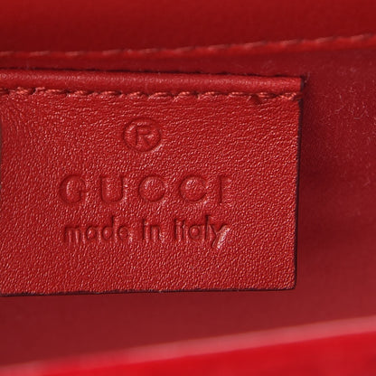 Gucci Velvet Crystal Square G Shoulder Bag Red 6 of 7