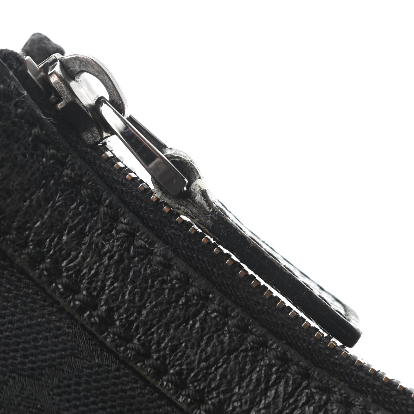 Monogram Web Medium Half Moon Hobo Black