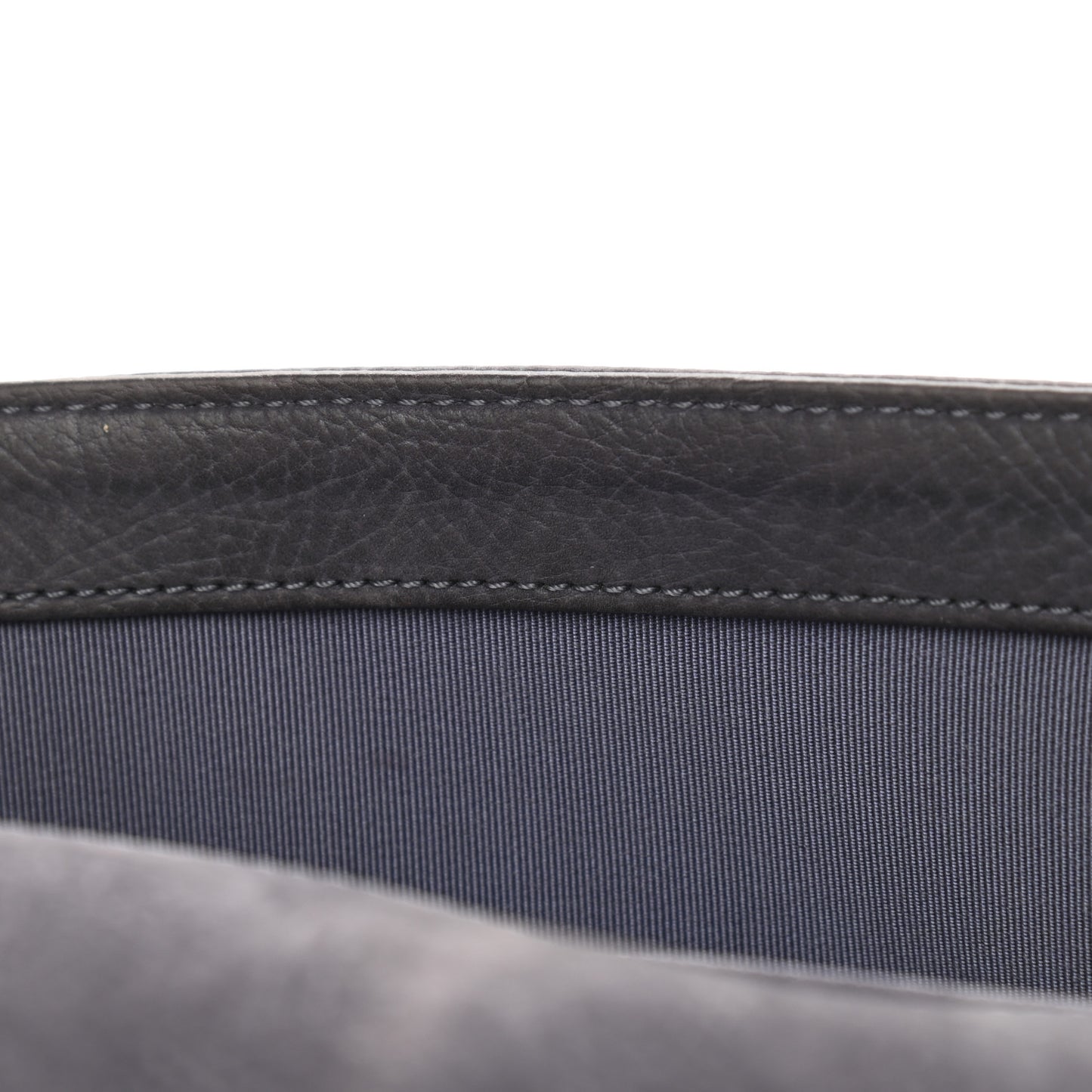 Nubuck Quilted Medium Boy Flap Grey