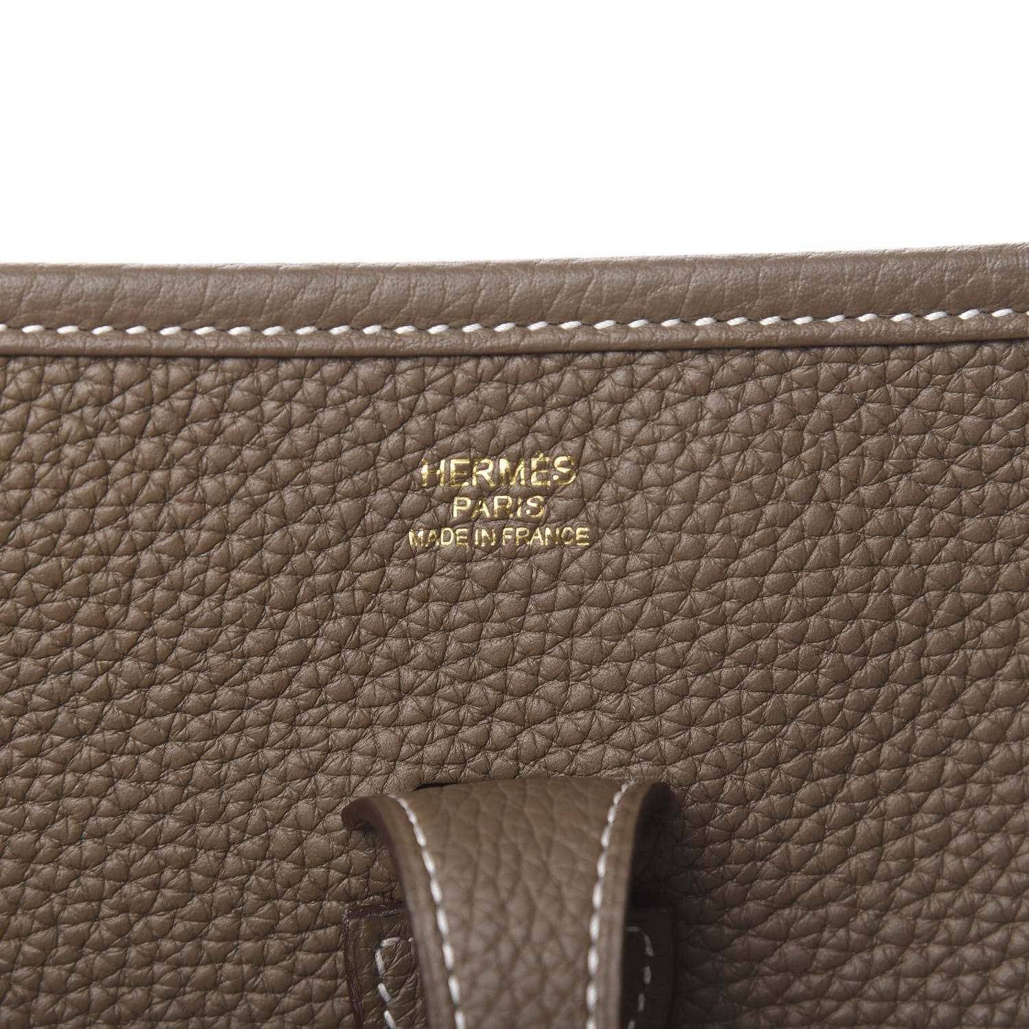 Hermes Taurillon Clemence Evelyne III PM Etoupe 5 of 10