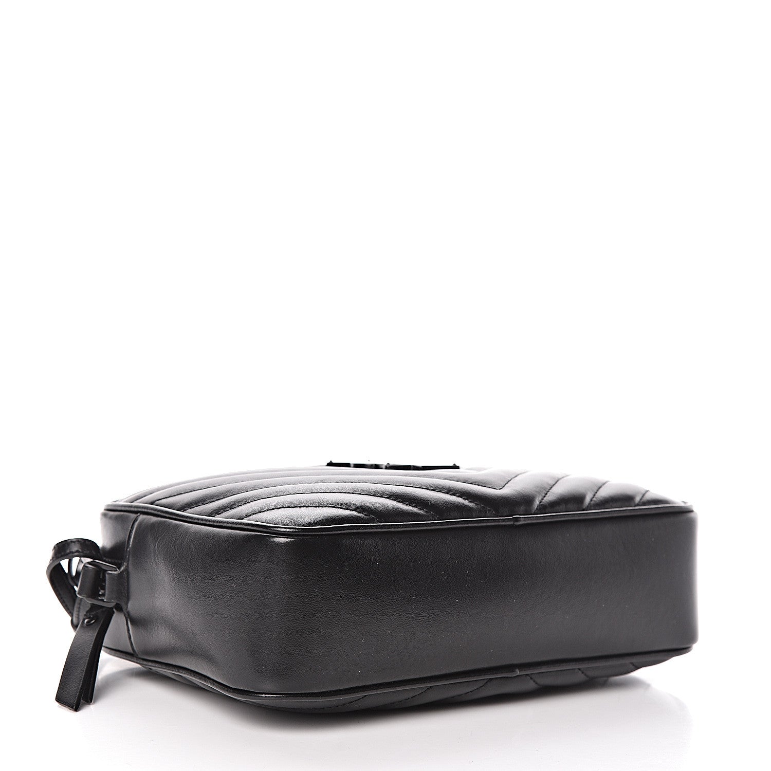 Saint Laurent Calfskin Matelasse Monogram Lou Camera Bag Black 4 of 10