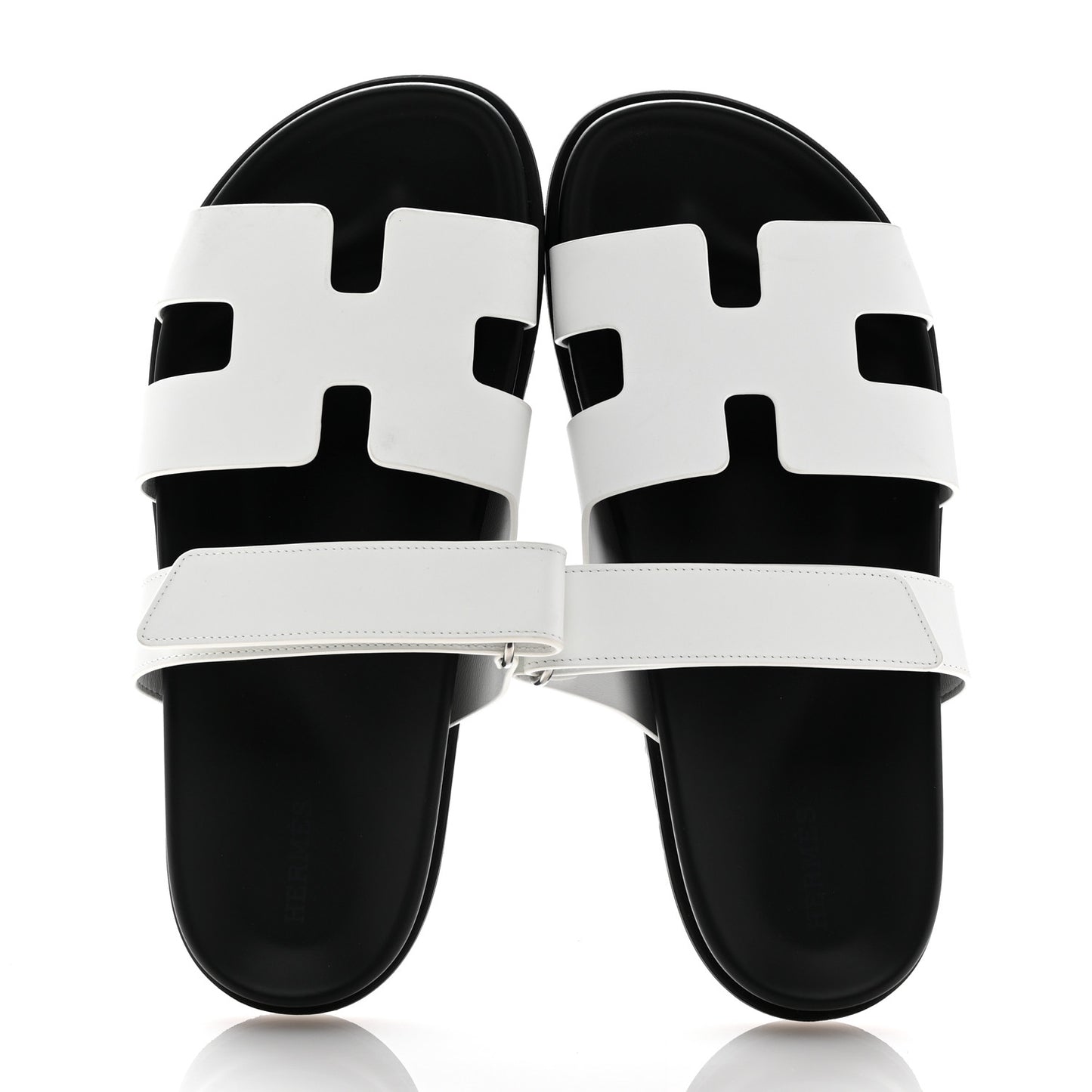Calfskin Womens Chypre Sandals 40 White