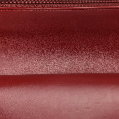 Chanel Lambskin Quilted Medium Double Flap Red 6 of 7