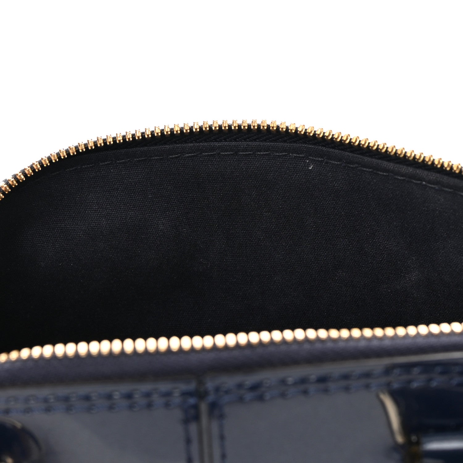 Louis Vuitton Patent Monogram Alma BB Marine 7 of 13