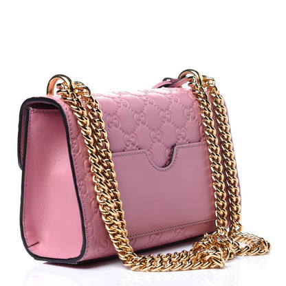 Gucci Guccissima Small Padlock Shoulder Bag Rose Baby Candy 3 of 12
