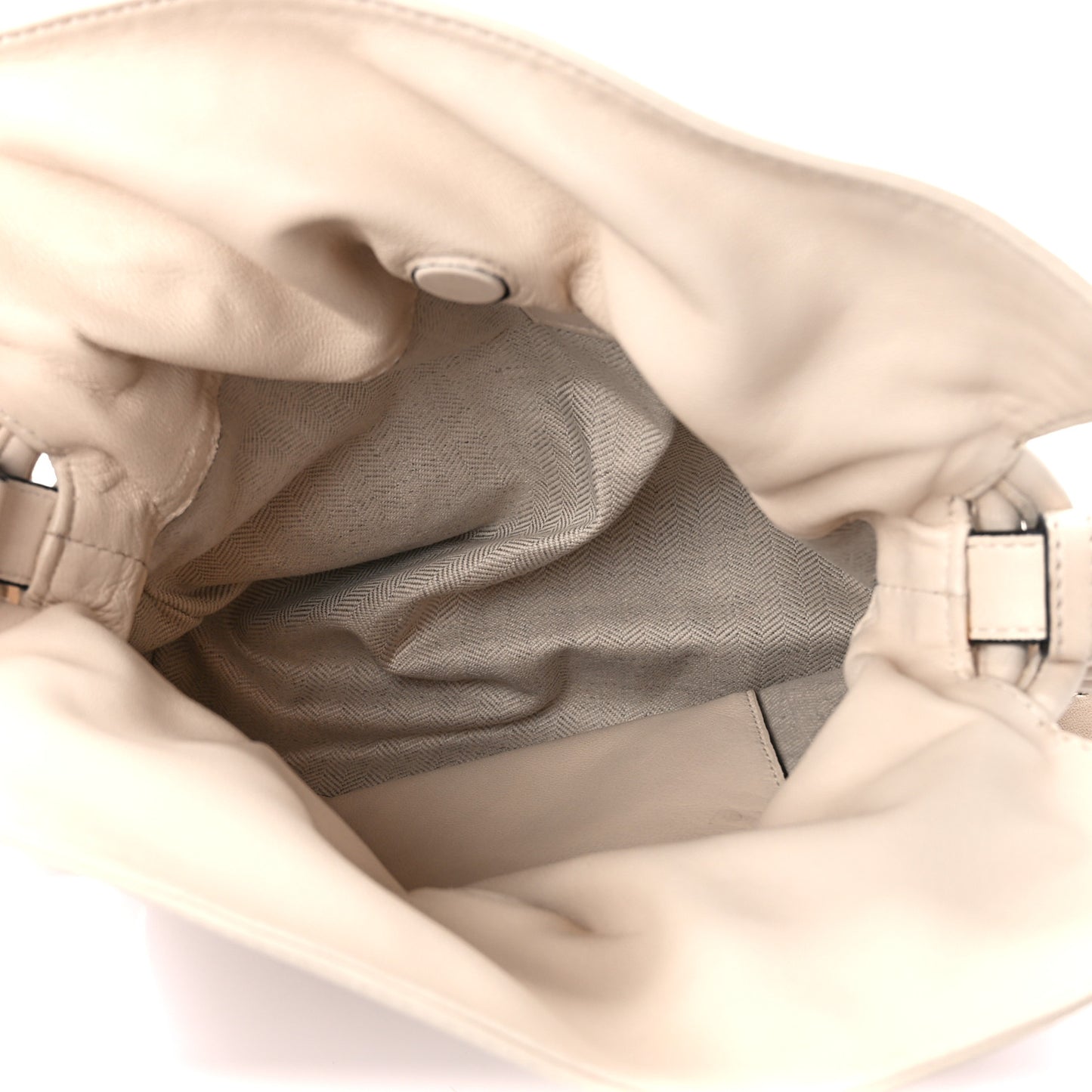 Calfskin Small Flamenco Knot Bag Ivory