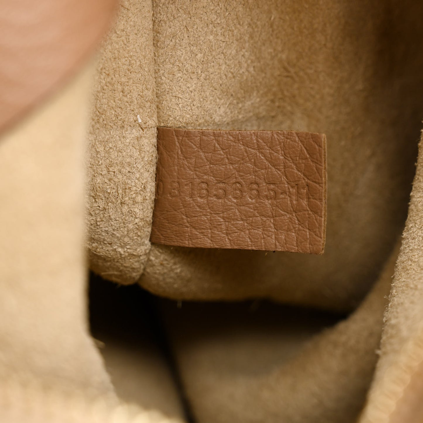 Grained Calfskin Small Hayley Hobo Nut