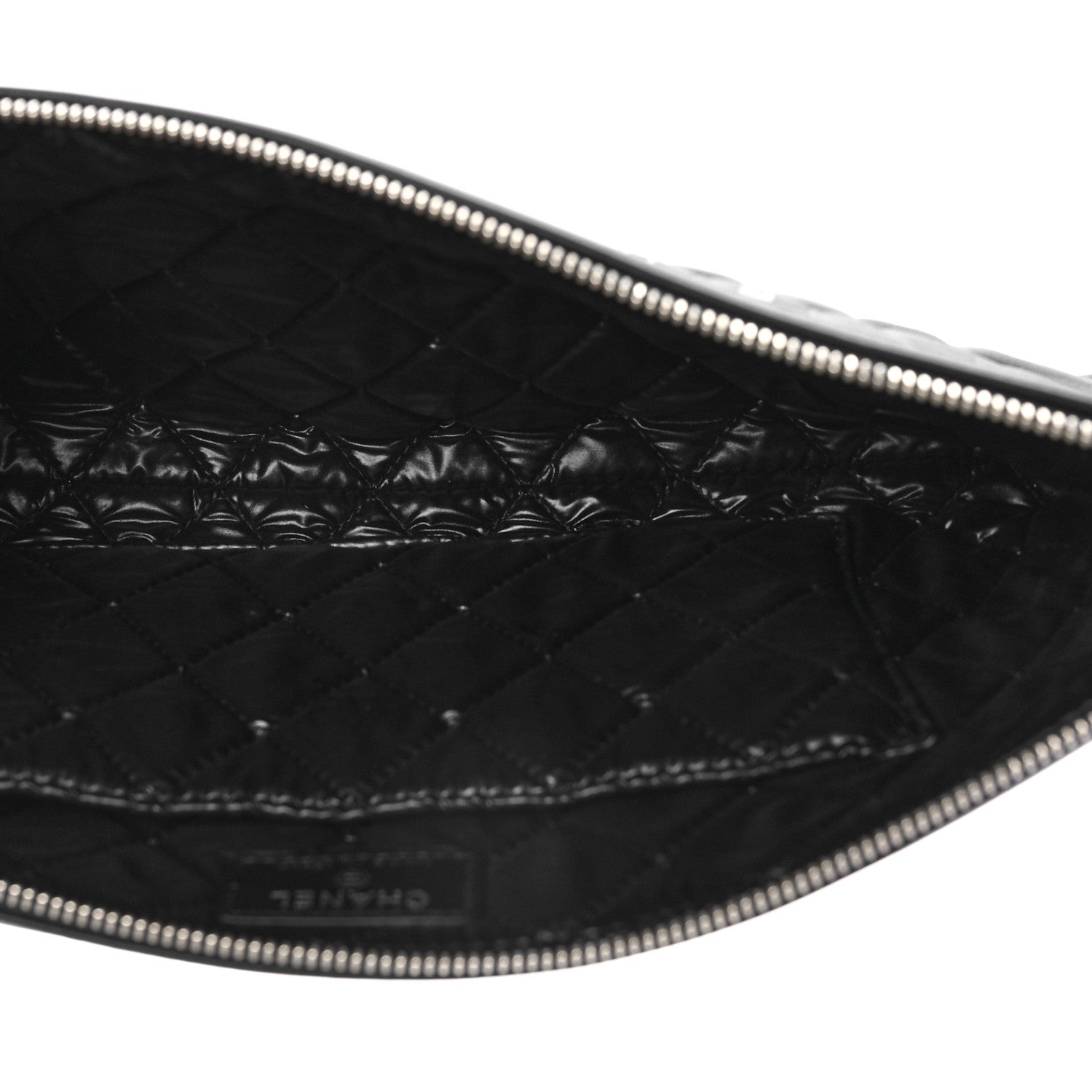 Chanel Metallic Calfskin Keyboard Pouch Black 5 of 9