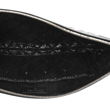 Chanel Metallic Calfskin Keyboard Pouch Black 5 of 9