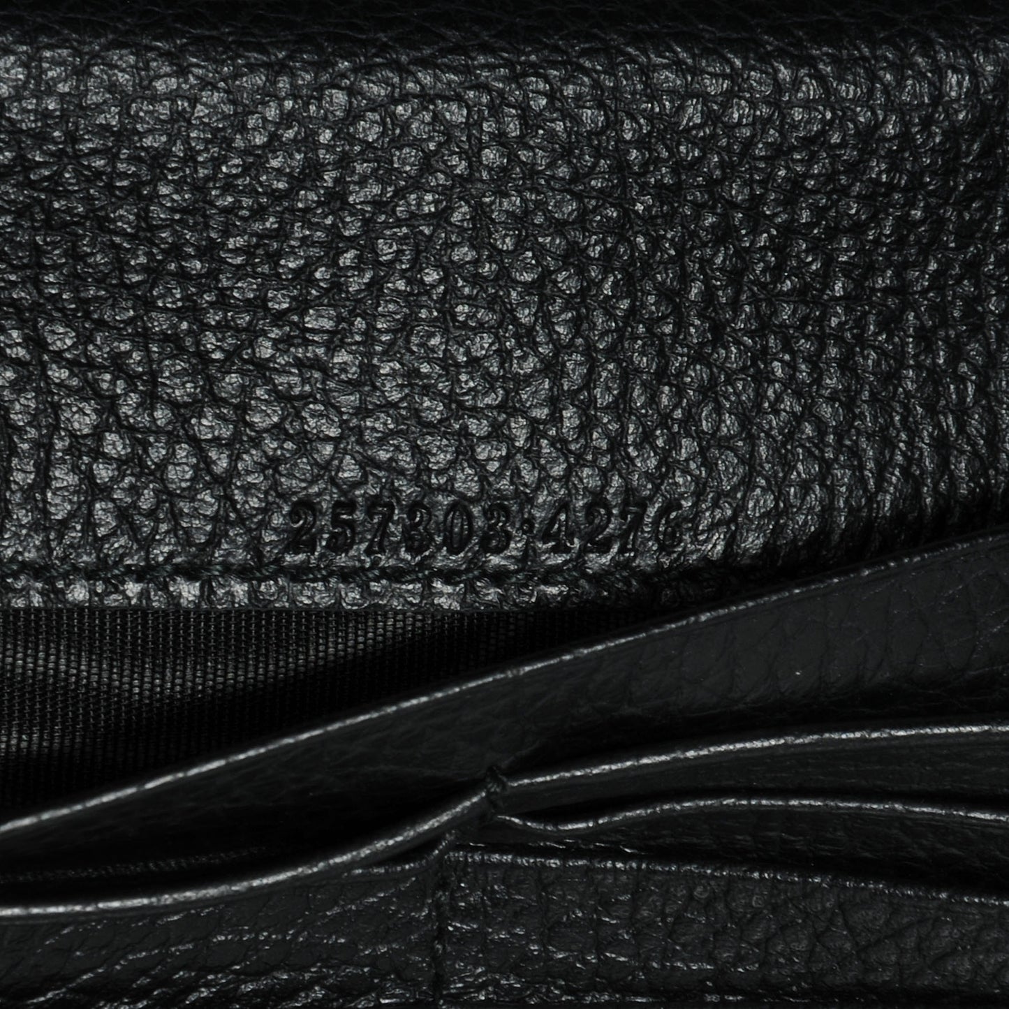 Signature Monogram Continental Wallet Black