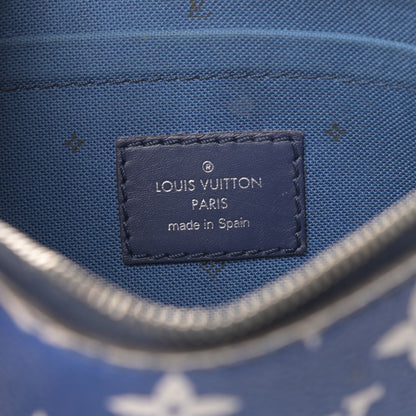 Louis Vuitton Monogram Escale Neverfull MM GM Pochette Blue 6 of 13