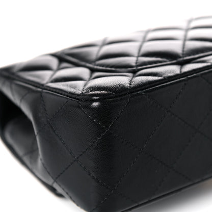 Chanel Lambskin Quilted Mini Rectangular Flap Black 10 of 15