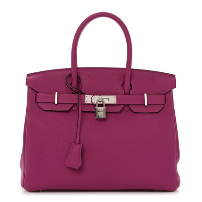 Hermes Togo Birkin 30 Rose Pourpre 1 of 10