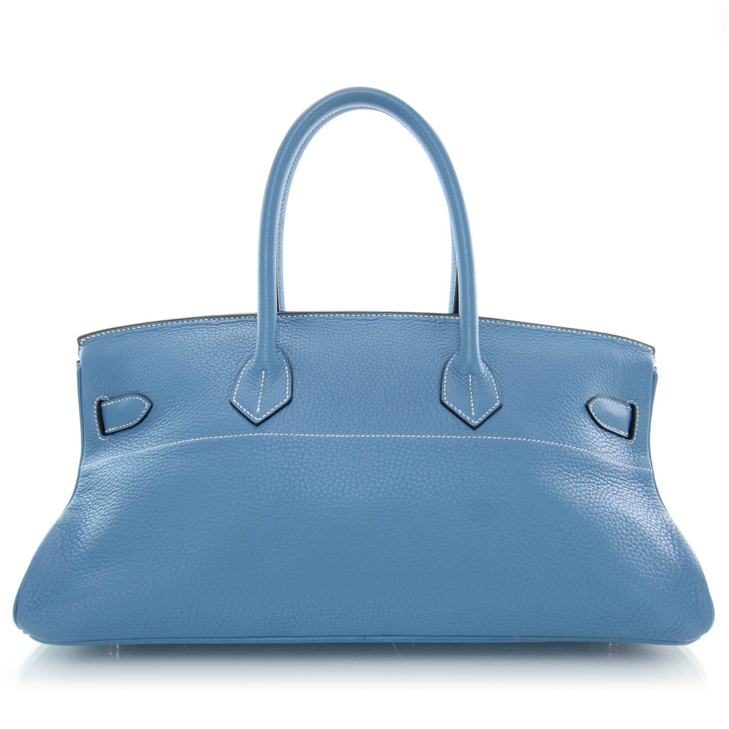 Taurillon Clemence JPG Birkin 42 Blue Jean