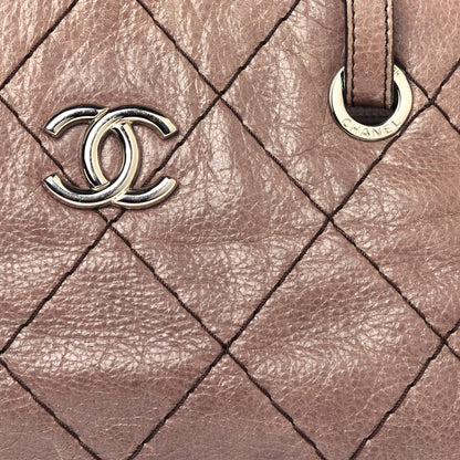 Chanel Glazed Calfskin On the Road Zip Tote Brown 13 of 13