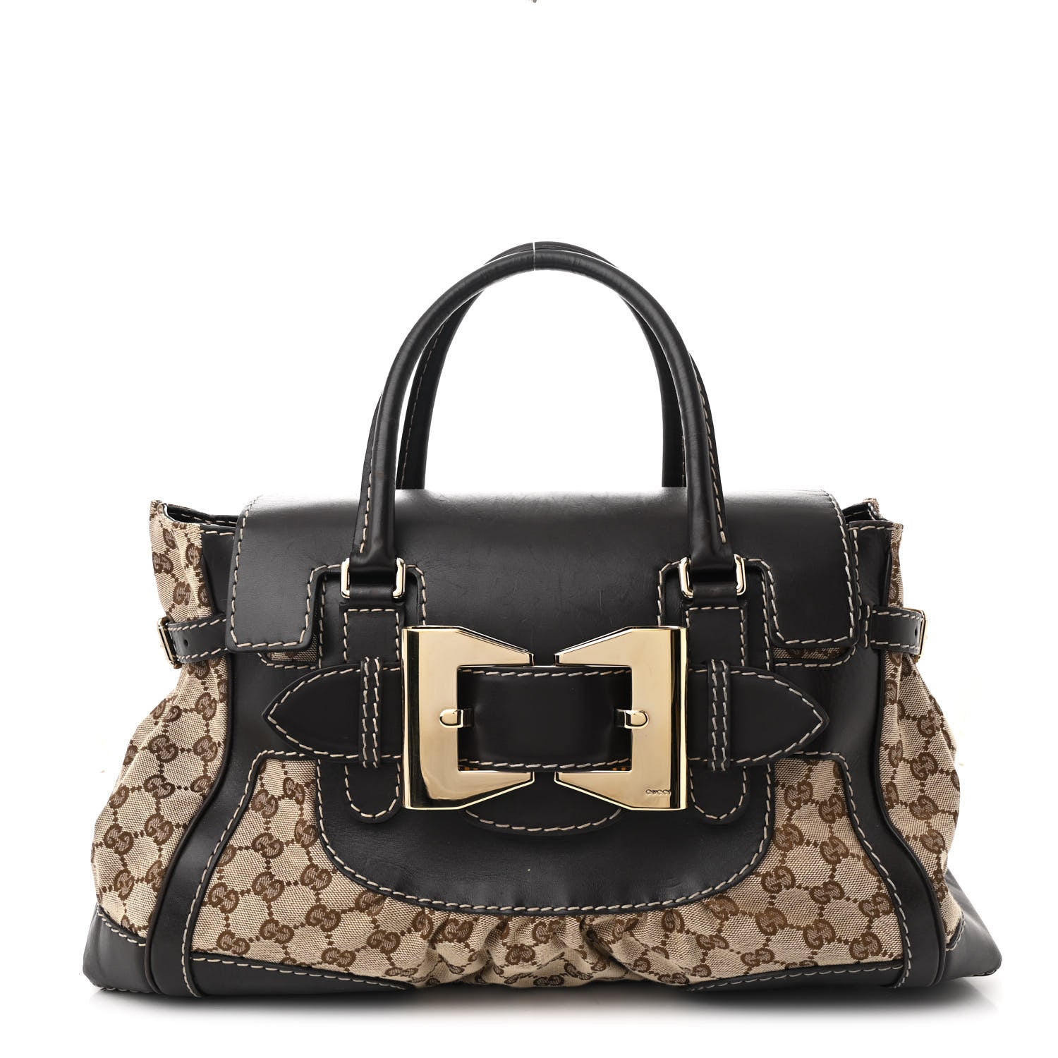Gucci Monogram Large Queen Tote Brown 1 of 11