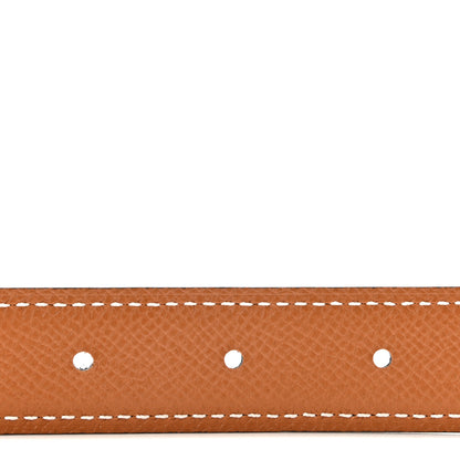 Hermes Swift Epsom 24mm Mini Constance H 100 40 Belt Black Gold 4 of 6