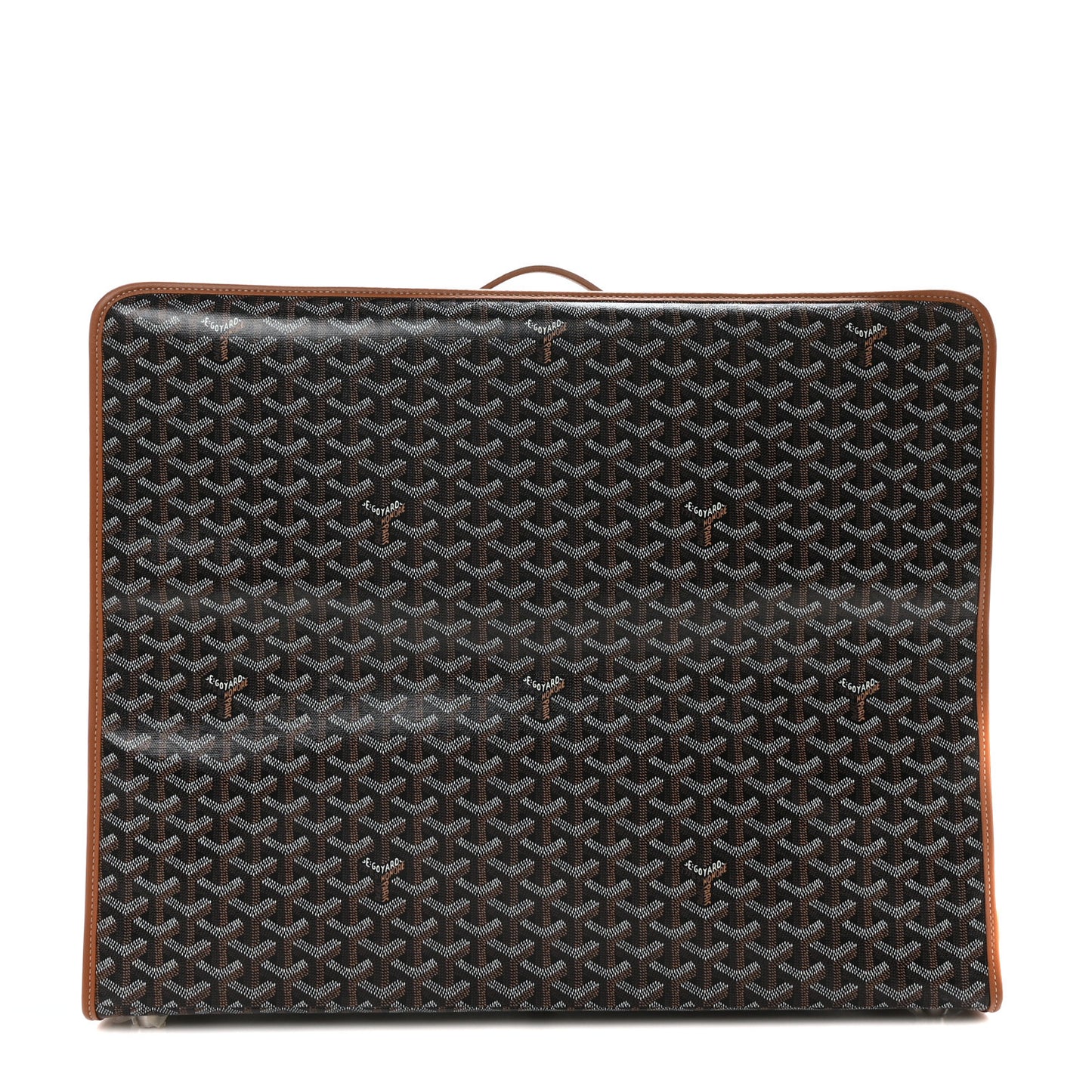 Goyardine Caravelle 50 Folding Suitcase Black Gold