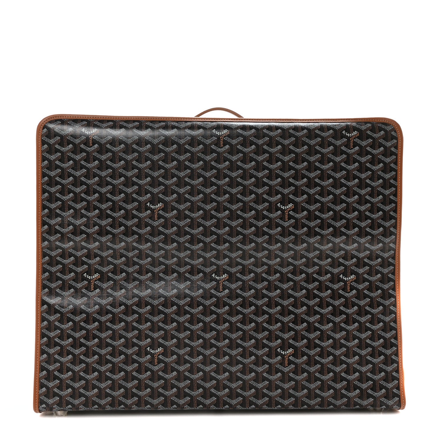 Goyard Goyardine Caravelle 50 Folding Suitcase Black Gold 1 of 8