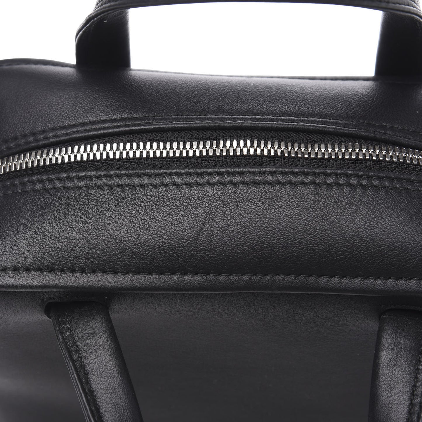 Shiny Day Calfskin XS Triangle Square Bag Black