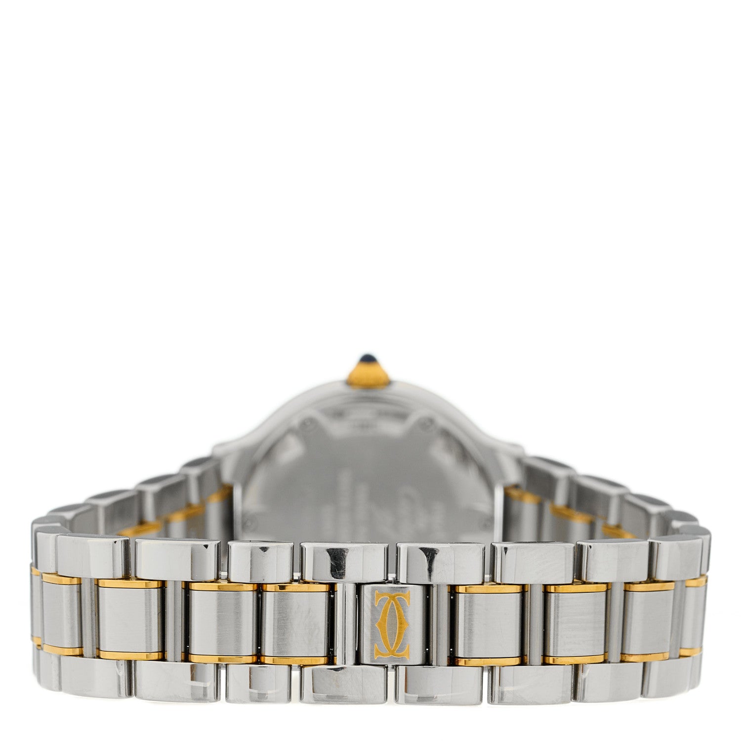 Cartier Stainless Steel 18K Yellow Gold 28mm Must de 21 Quartz Watch 3 of 4